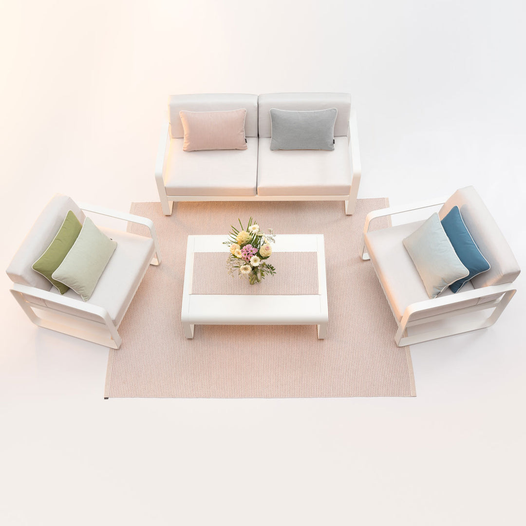 Pappelina Outdoor Kissen Sunny Pale Rose