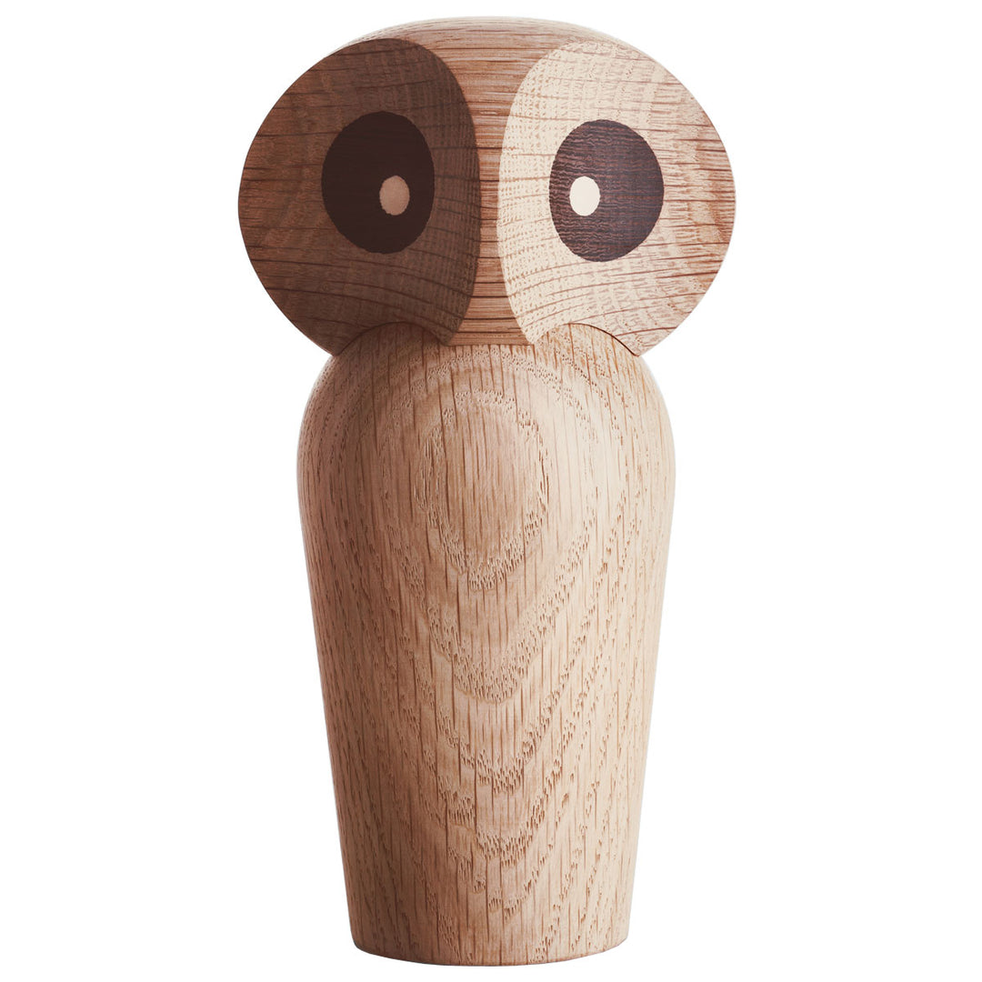 ArchitectMade Holzfigur Eule Owl Eiche Natur