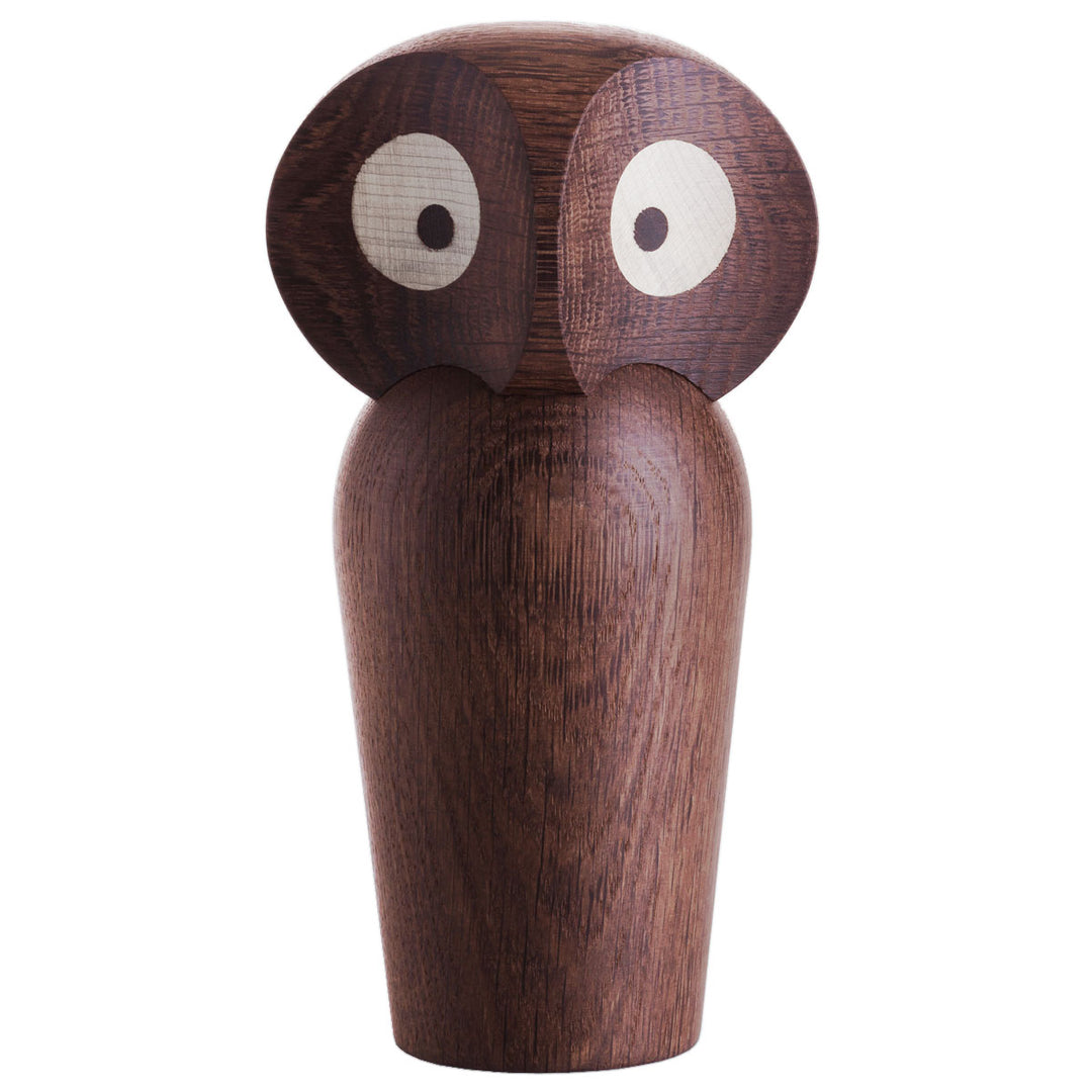 ArchitectMade Holzfigur Eule Owl Eiche Smoked