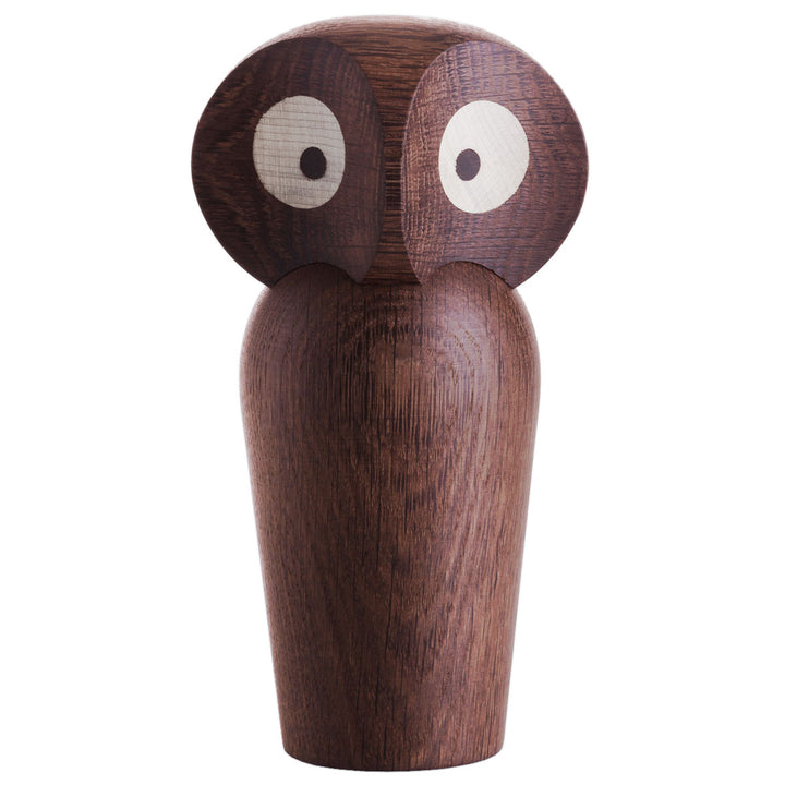ArchitectMade Holzfigur Eule Owl Eiche Smoked