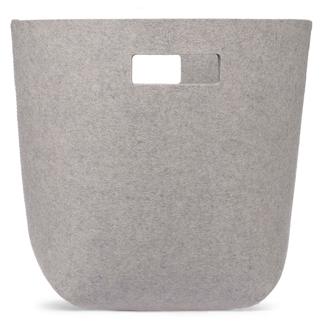 Hey-Sign Papierkorb Filz Hellgrau Meliert
