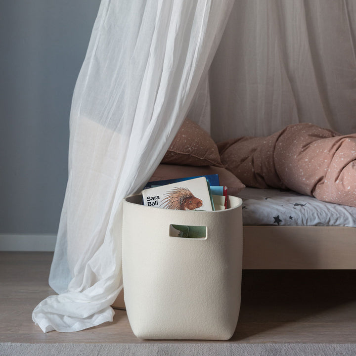 Hey-Sign Papierkorb Filz Aqua