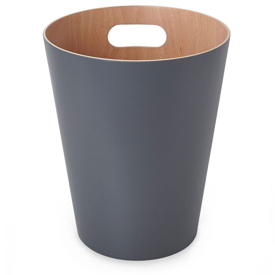 Umbra Papierkorb Woodrow Charcoal