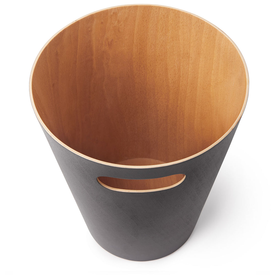 Umbra Papierkorb Woodrow Charcoal