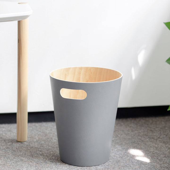 Umbra Papierkorb Woodrow Grau