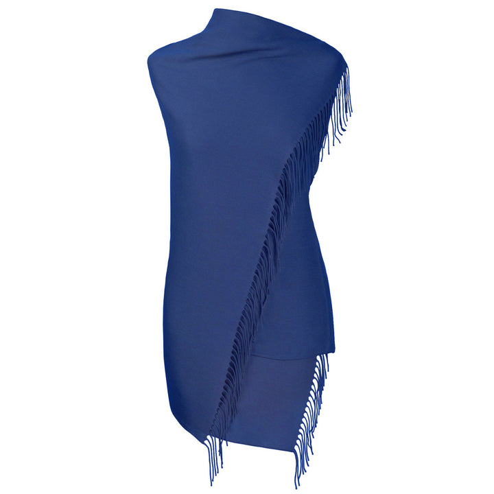 Fiolini Pashmina Schal Indigoblau