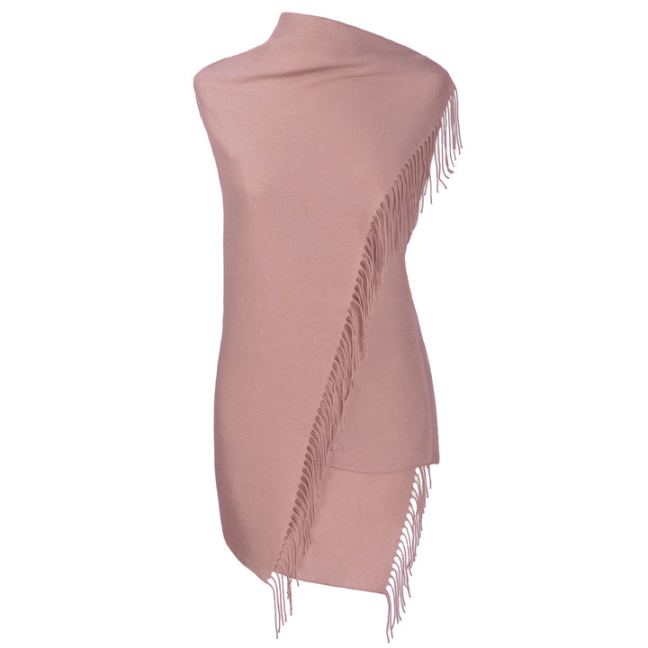 fiolini Pashmina Schal – 80 × 200 cm mauve