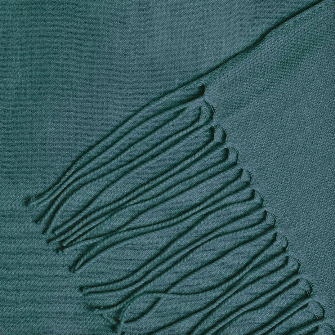 Fiolini Pashmina Schal Petrol Meliert