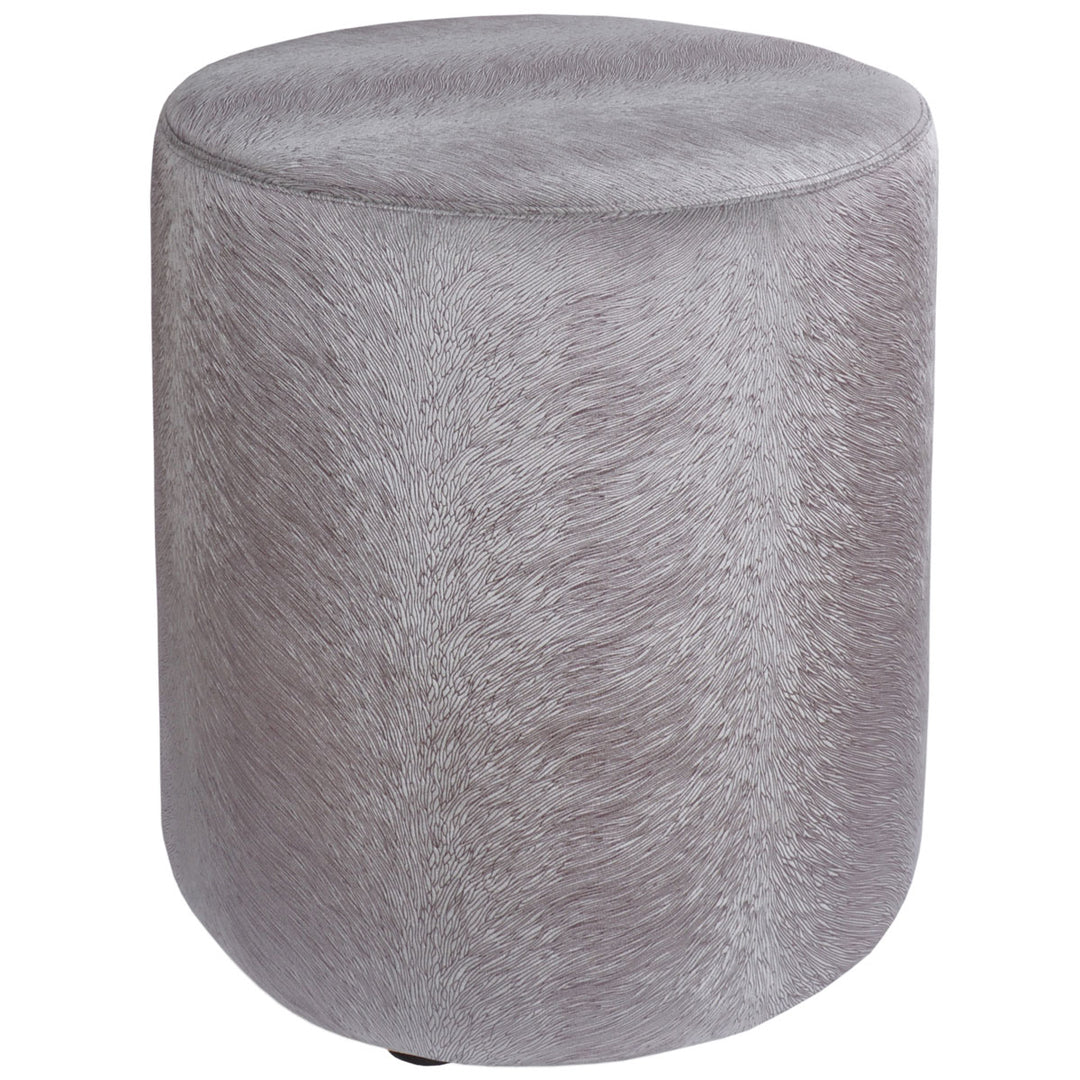De Kussenfabriek Pouf Silber/Grau