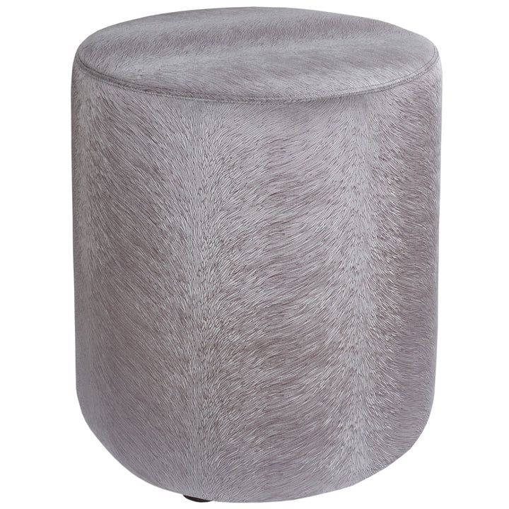 De Kussenfabriek Pouf Silber/Grau