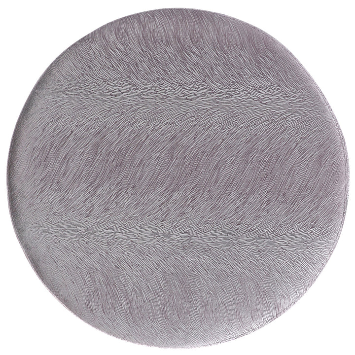 De Kussenfabriek Pouf Silber/Grau