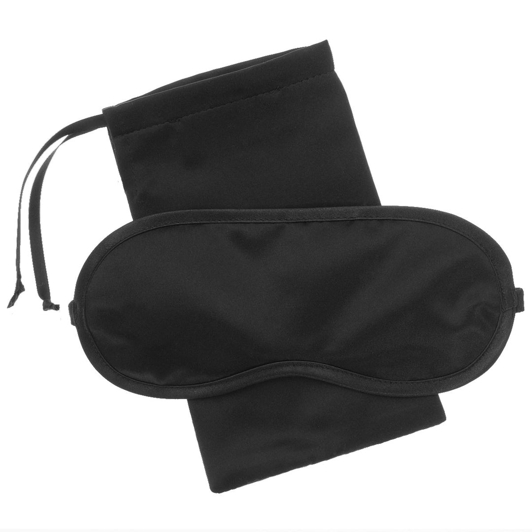 Katrin Leuze Schlafbrille Satin Schwarz