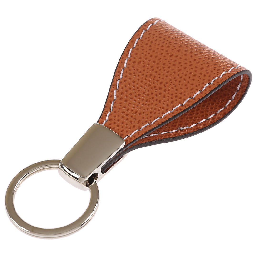 GioBagnara Schlüsselanhänger Golf Leder Hellbraun