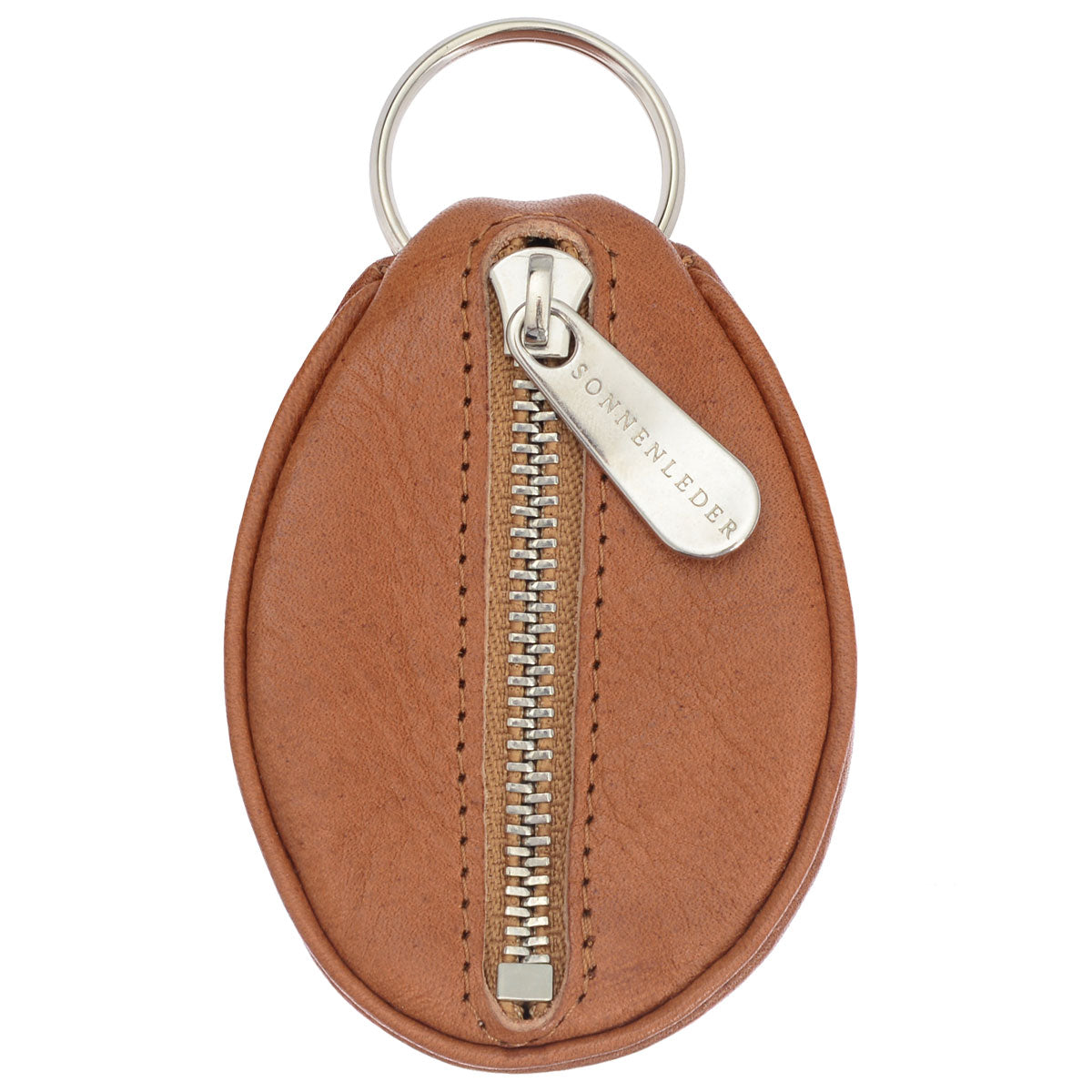 Sonnenleder Schlüsselanhänger Puccini Natur eschossen