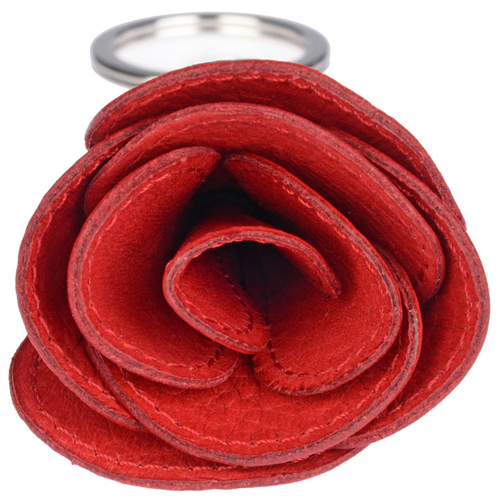 Sonnenleder Schlüsselanhänger Rose Leder