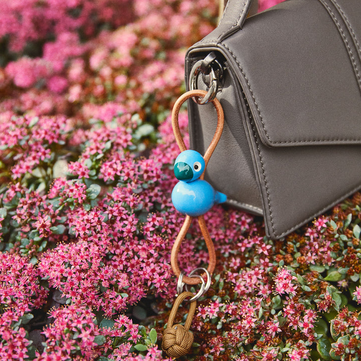 Kay Bojesen Schlüsselanhänger Vogel Blau