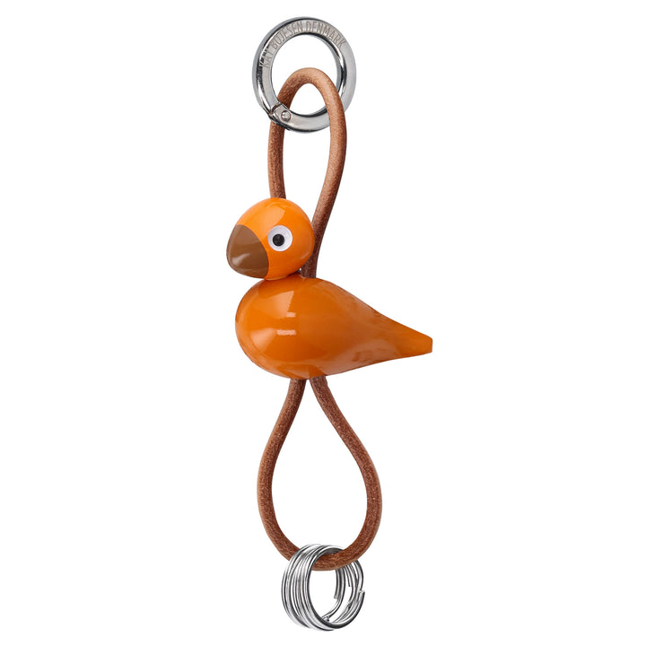 Kay Bojesen Schlüsselanhänger Vogel Orange