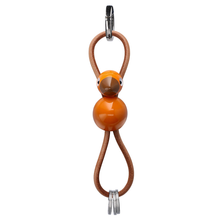 Kay Bojesen Schlüsselanhänger Vogel Orange