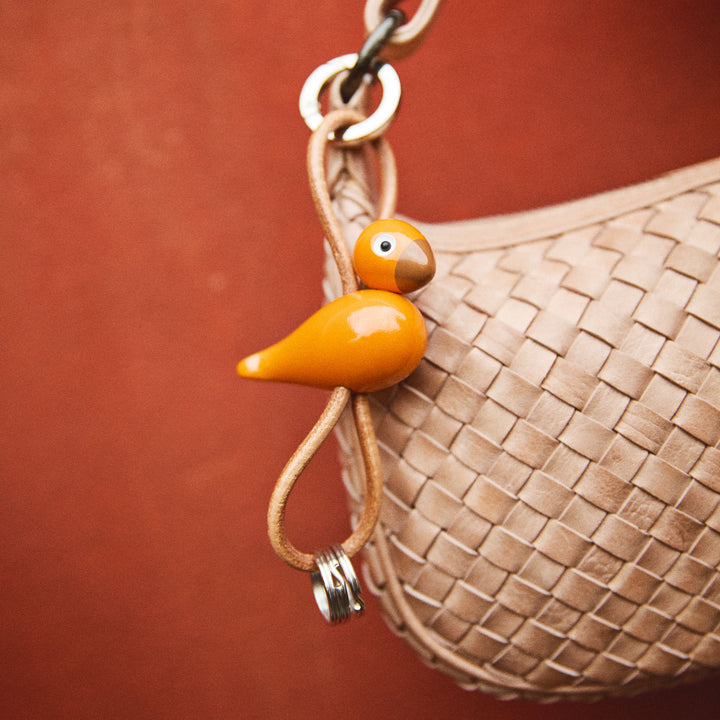 Kay Bojesen Schlüsselanhänger Vogel Orange