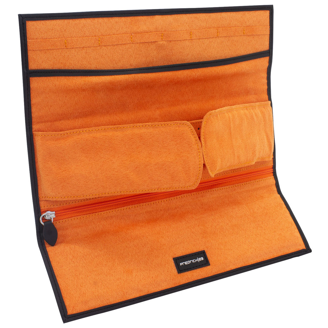 Friedrich23 Schmuckrolle Boho Schwarz geöffnet