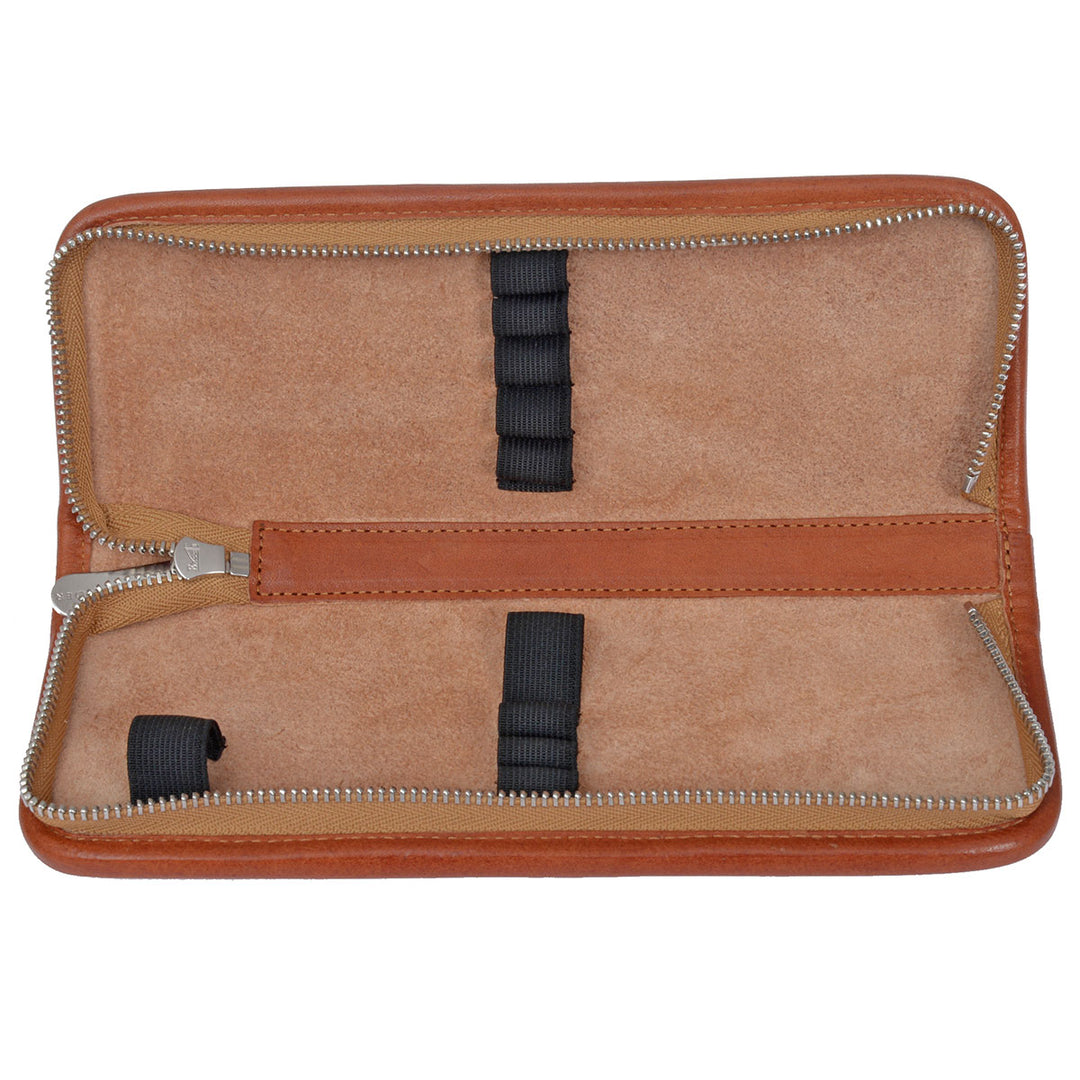 Sonnenleder Schreibetui Lenz Naturbraun