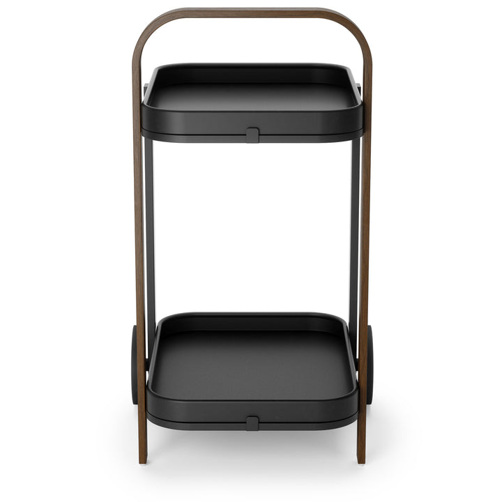 Umbra Servierwagen Bellwood Schwarz/Walnuss