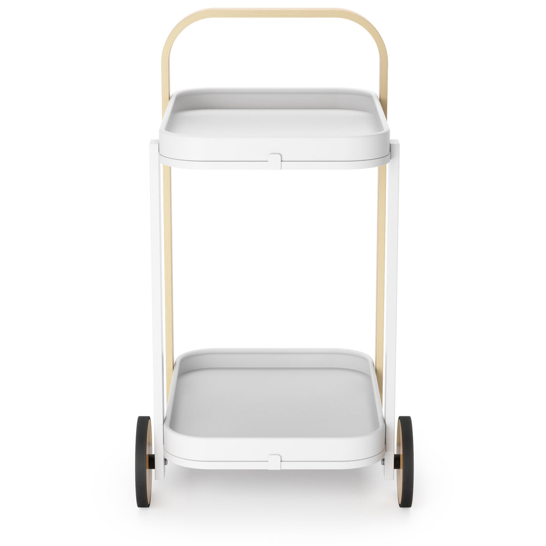 Umbra Servierwagen Bellwood Weiß/Natur
