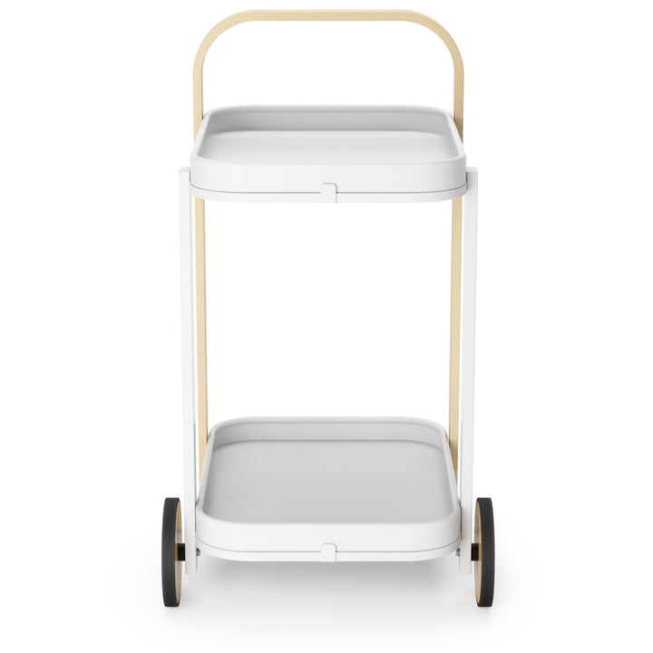 Umbra Servierwagen Bellwood Weiß/Natur