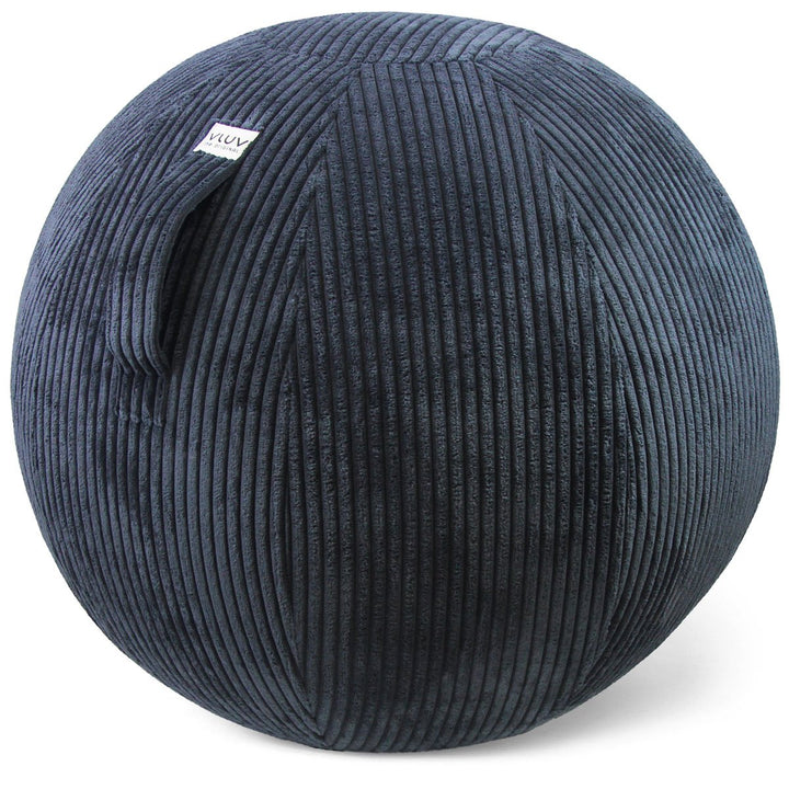 VLUV Sitzball BOL VLIP Navyblau mit Griff und Breitcordbezug