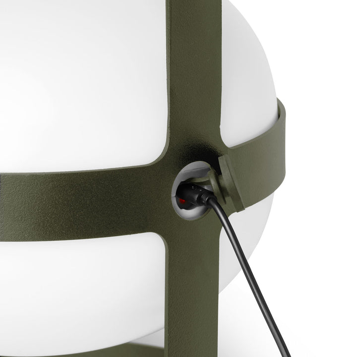 Rosendahl Soft Spot Solar Leuchte Olivgrün 34 cm mit Ladekabel