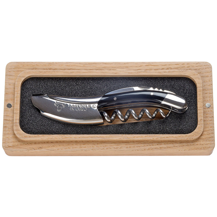 LAGUIOLE en Aubrac Sommeliermesser Büffelhorn