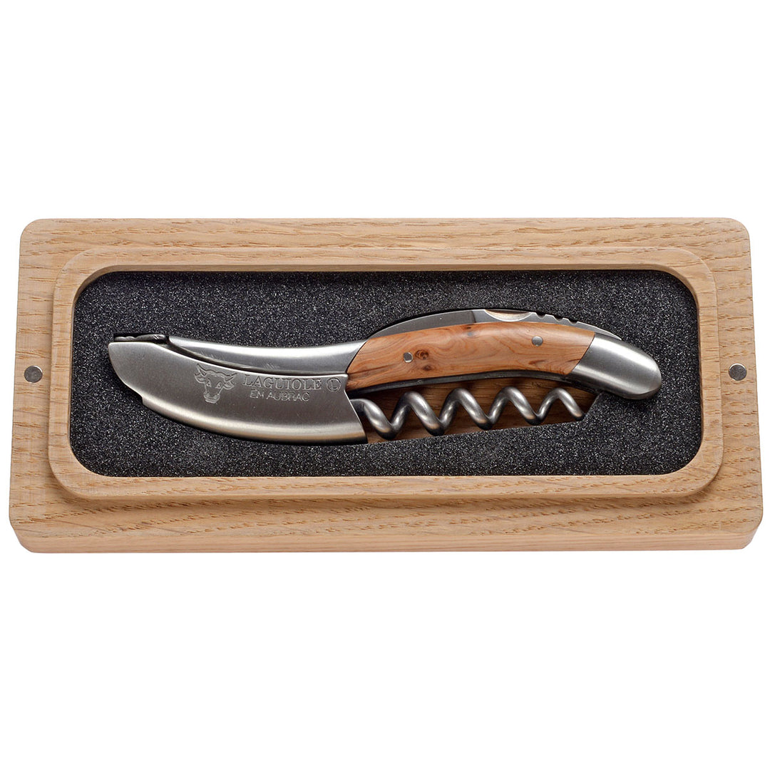 LAGUIOLE en Aubrac Sommeliermesser Wacholderholz