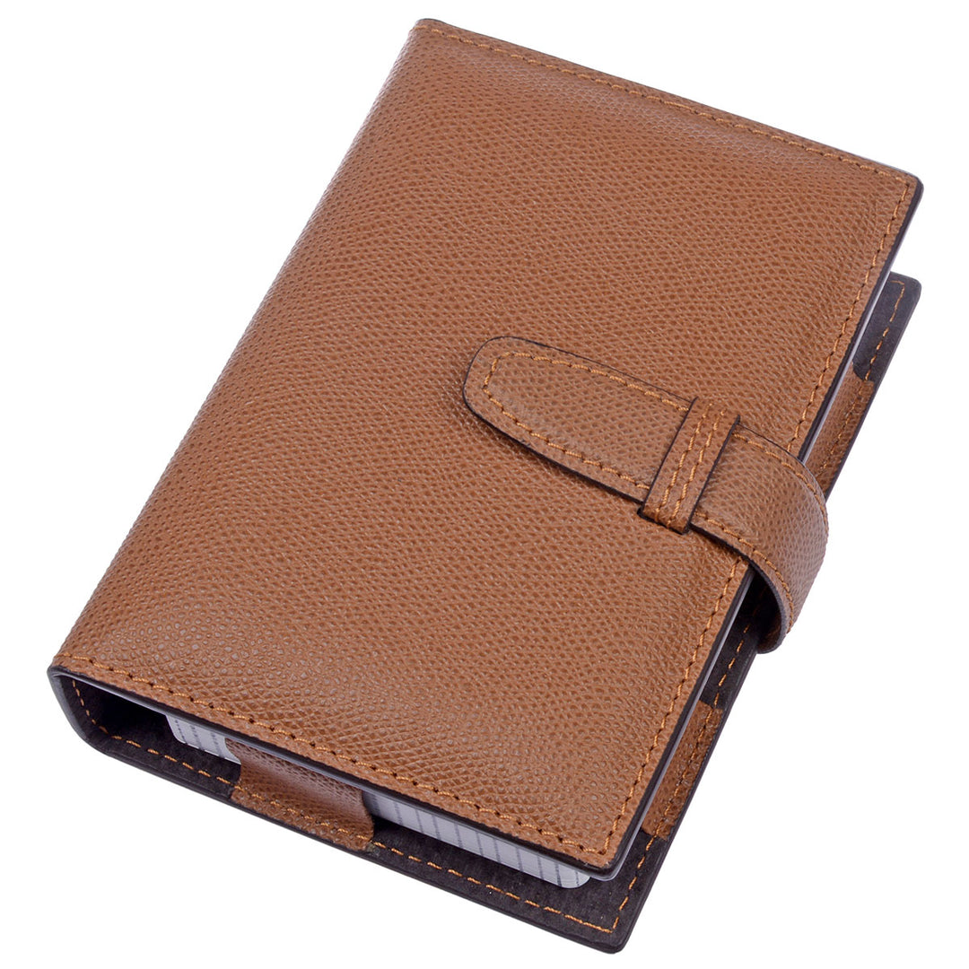 GioBagnara Spielkarten Etui Jolly Leder Braun