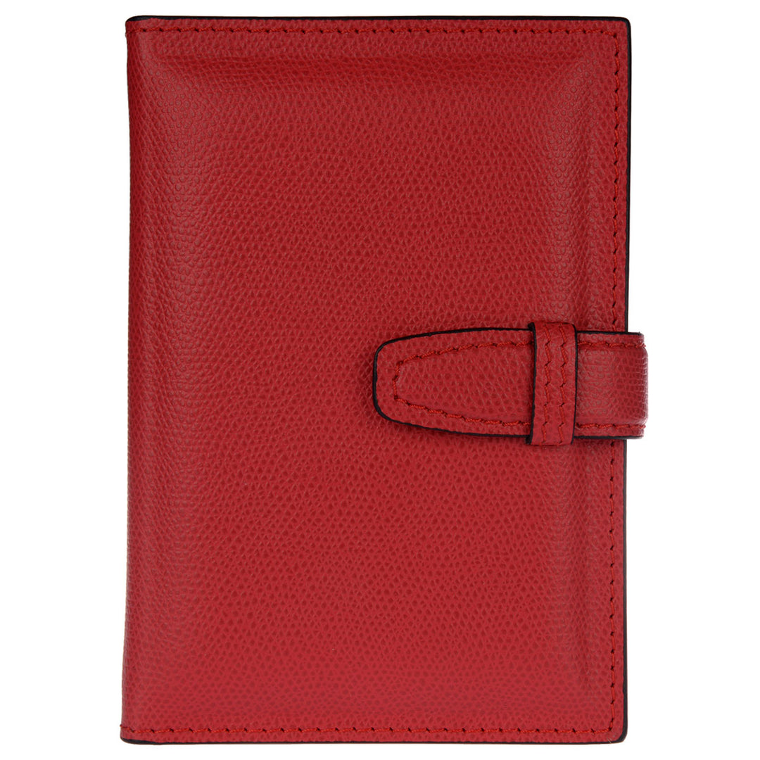 GioBagnara Spielkarten Etui Jolly Leder Rot