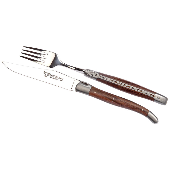 LAGUIOLE en Aubrac Steakbesteck Palisander