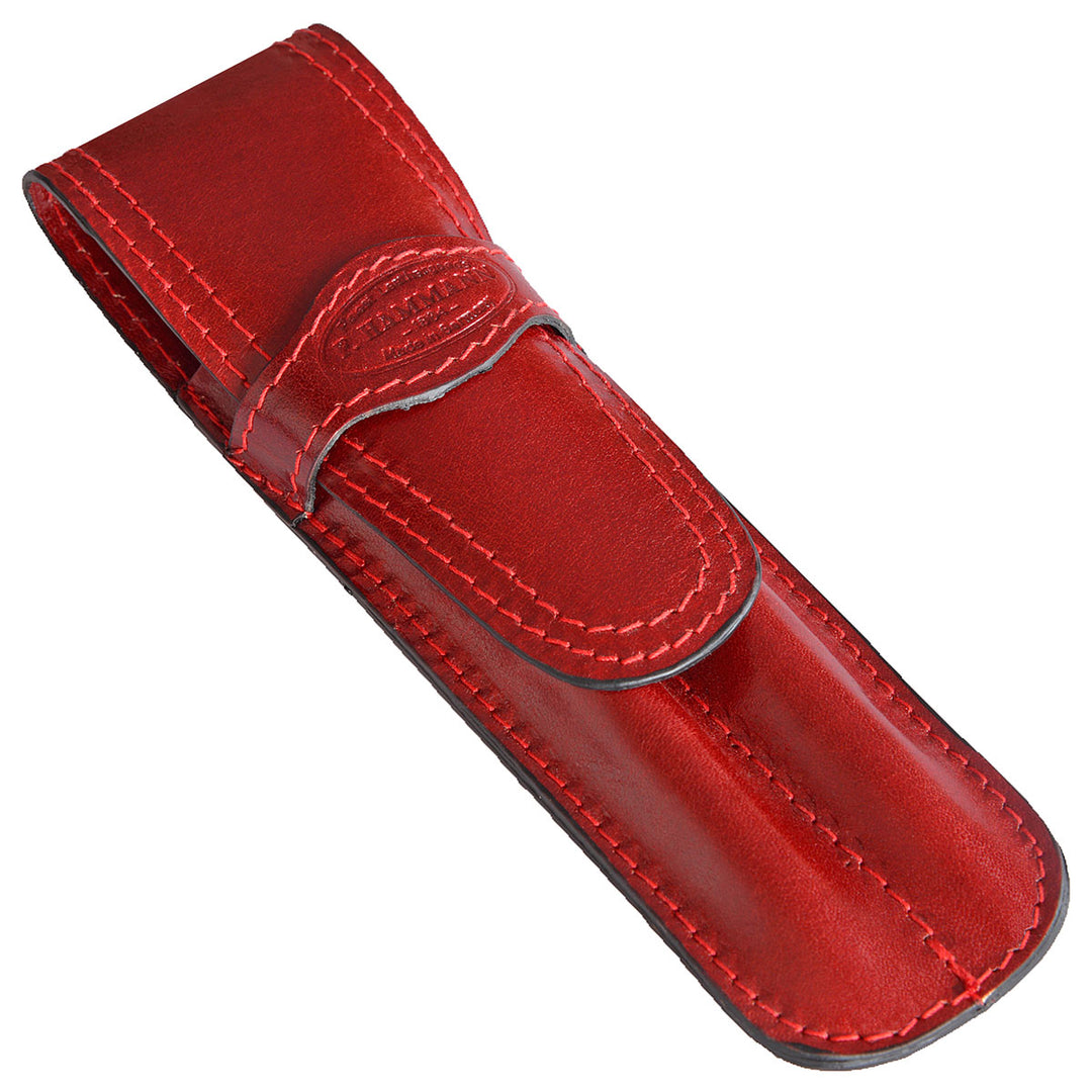 F. Hammann Stifteetui Classico Leder Rot