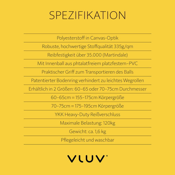 VLUV Sitzball LEIV Ruby