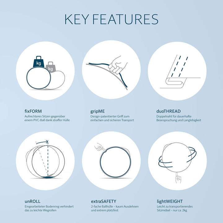 VLUV Sitzball STOV Kiesel