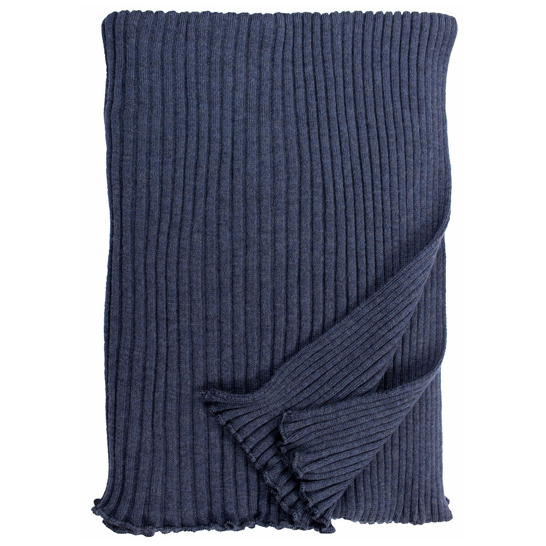 Eagle Products Strickschal Lammwolle Denimblau