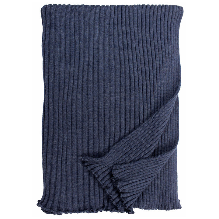 Eagle Products Strickschal Lammwolle Denimblau
