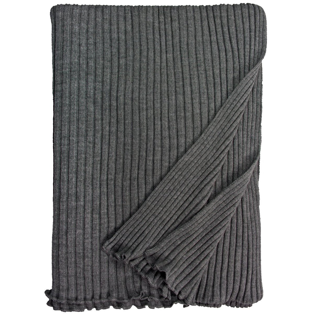 Eagle Products Strickschal Lammwolle Grau