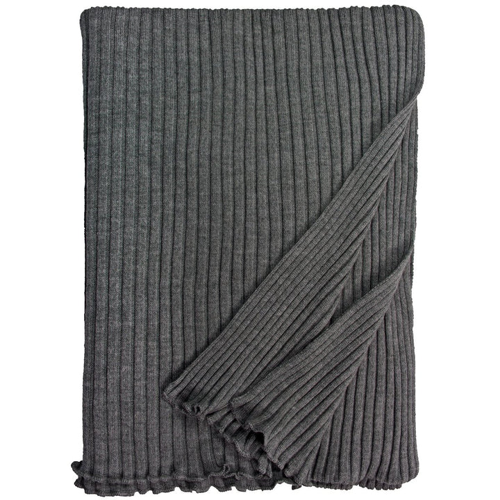 Eagle Products Strickschal Lammwolle Grau