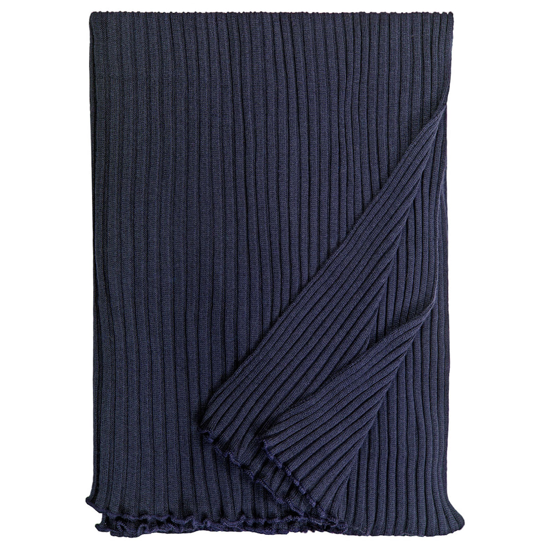 Eagle Products Strickschal Lammwolle Marineblau