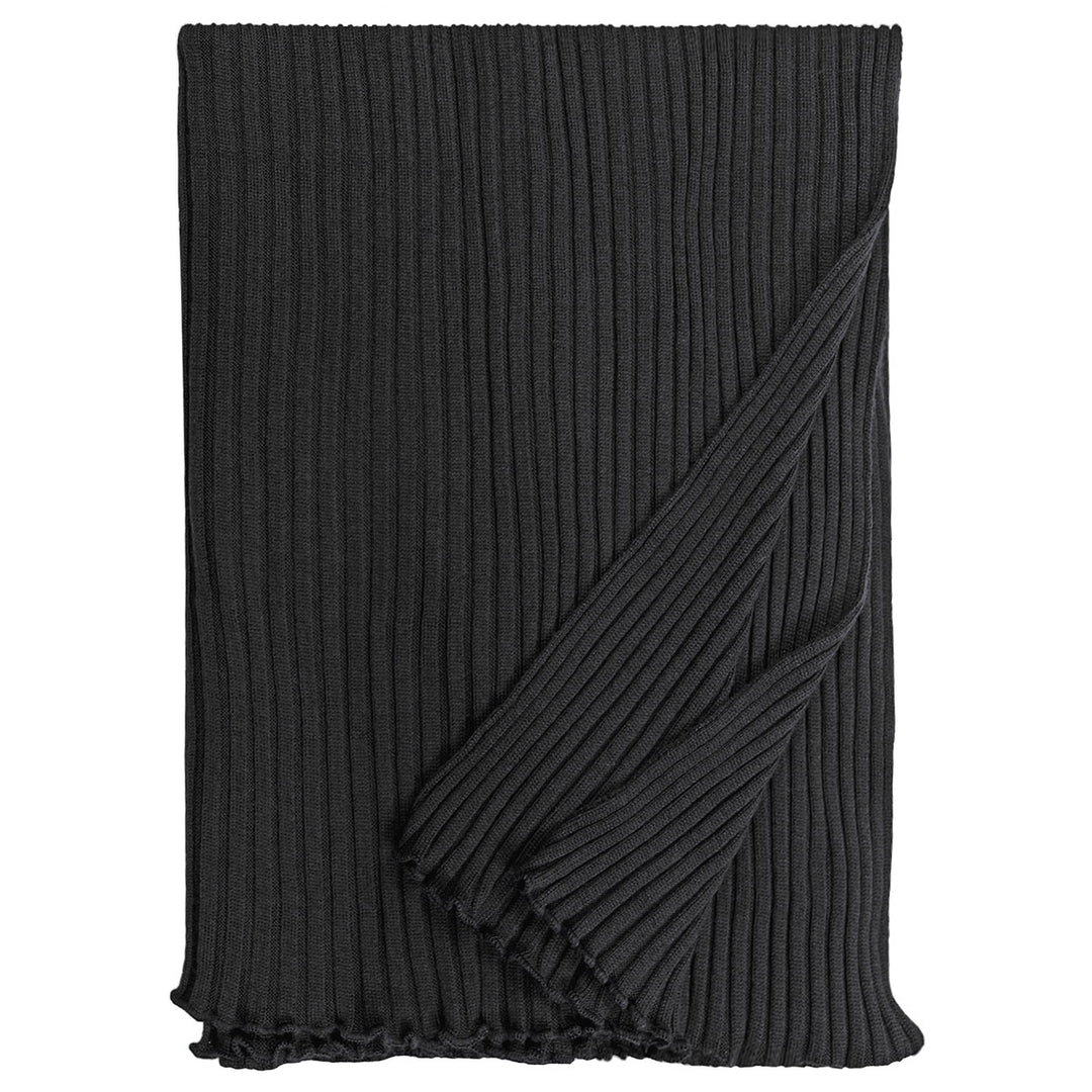 Eagle Products Strickschal Lammwolle Schwarz