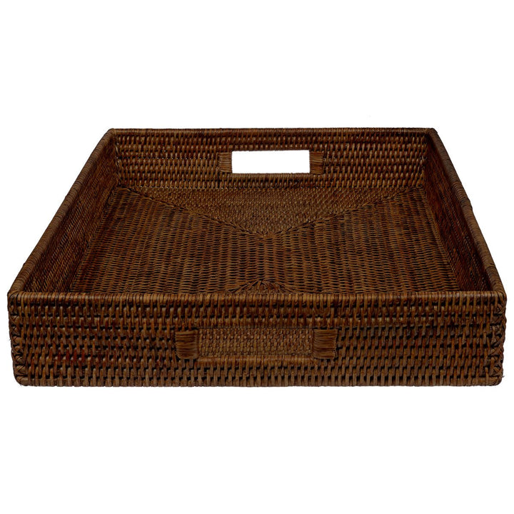 Fiolini Rattan Tablett Rechteckig