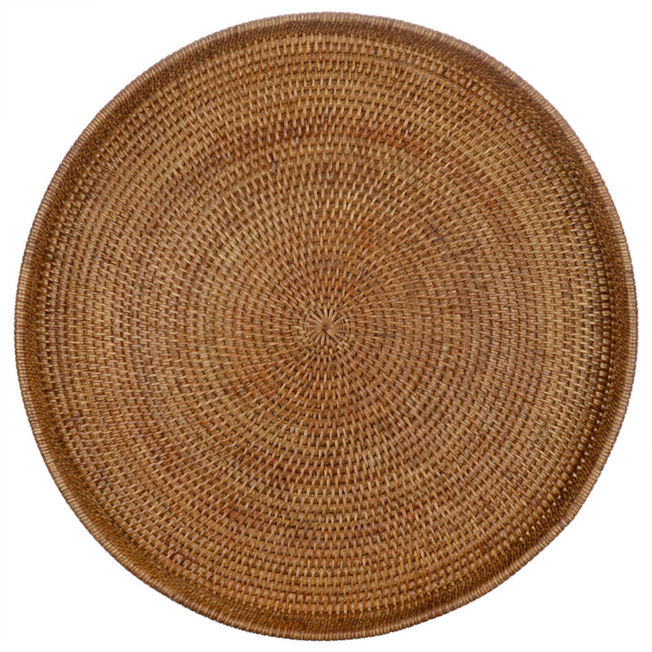 Fiolini Rattan Tablett Rund