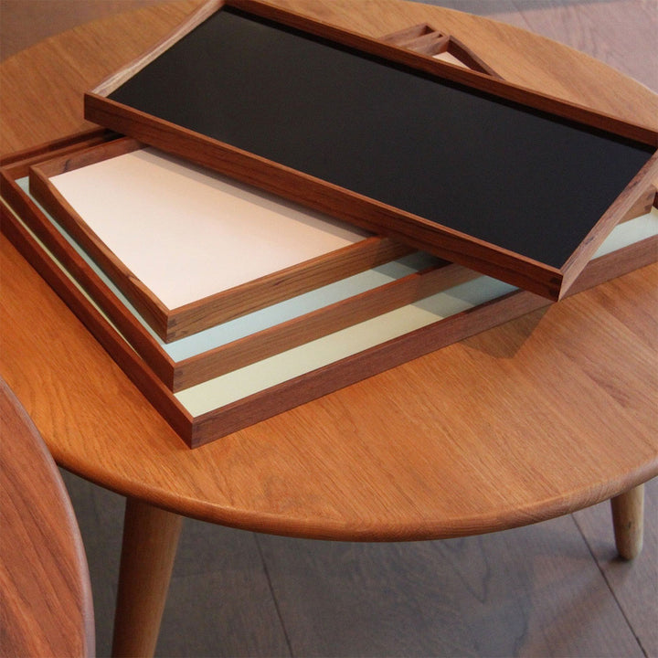 ArchitectMade Tablett Turning Tray Blau