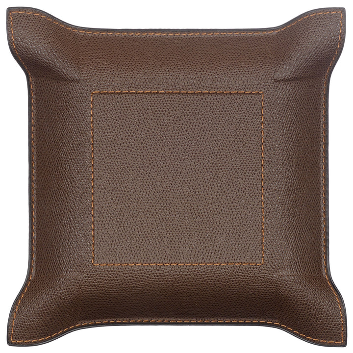 GioBagnara Taschenleerer Jack Leder Braun mit Kontrastnaht