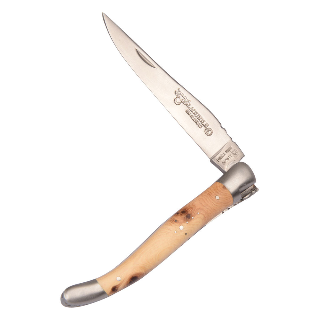 LAGUIOLE en Aubrac Taschenmesser Wacholderholz