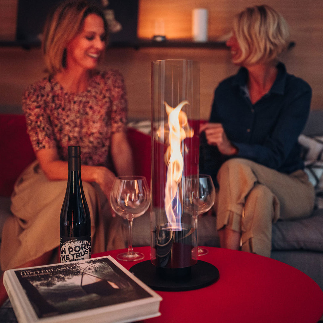 Höfats Tischfeuer SPIN 90 Schwarz